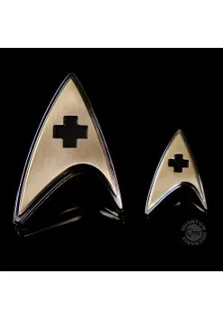 Quantam Mechanix Star Trek: Discovery - Enterprise Medical Badge And Pin -Cheap Anna Costumes Store star trek discovery enterprise medical badge an alt 2