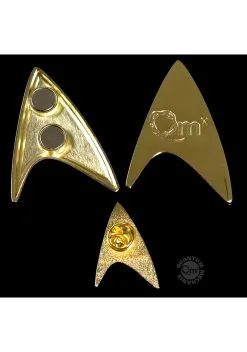 Quantam Mechanix Star Trek: Discovery - Enterprise Science Badge And Pin Set -Cheap Anna Costumes Store star trek discovery enterprise science badge an alt 3