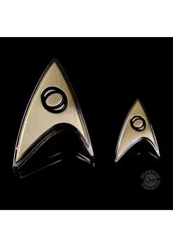 Quantam Mechanix Star Trek: Discovery - Enterprise Science Badge And Pin Set -Cheap Anna Costumes Store star trek discovery enterprise science badge an alt 4