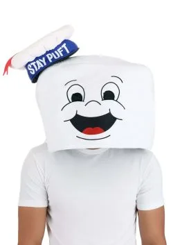 Elope Stay Puft Reversible Adult Costume Hat Mask 11 Elope Stay Puft Reversible Adult Costume Hat Mask -Cheap Anna Costumes Store stay puft reversible hat mask alt 3