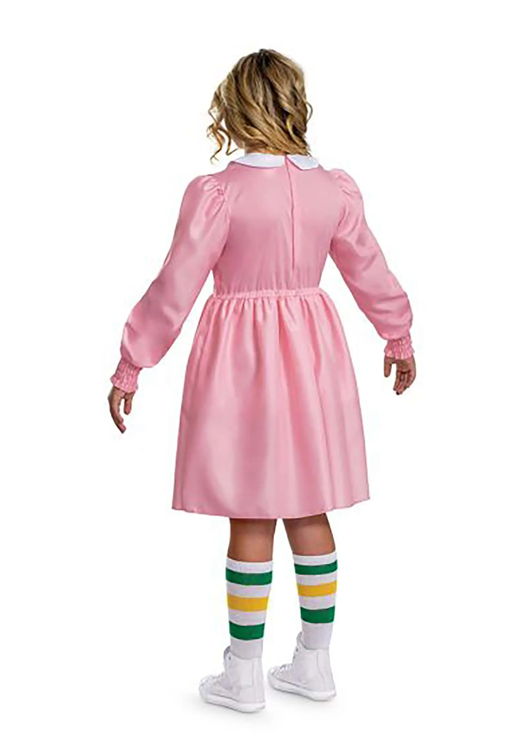 Disguise Stranger Things Classic Pink Dress Eleven Tween Costume 2 Disguise Stranger Things Classic Pink Dress Eleven Tween Costume - Image 2