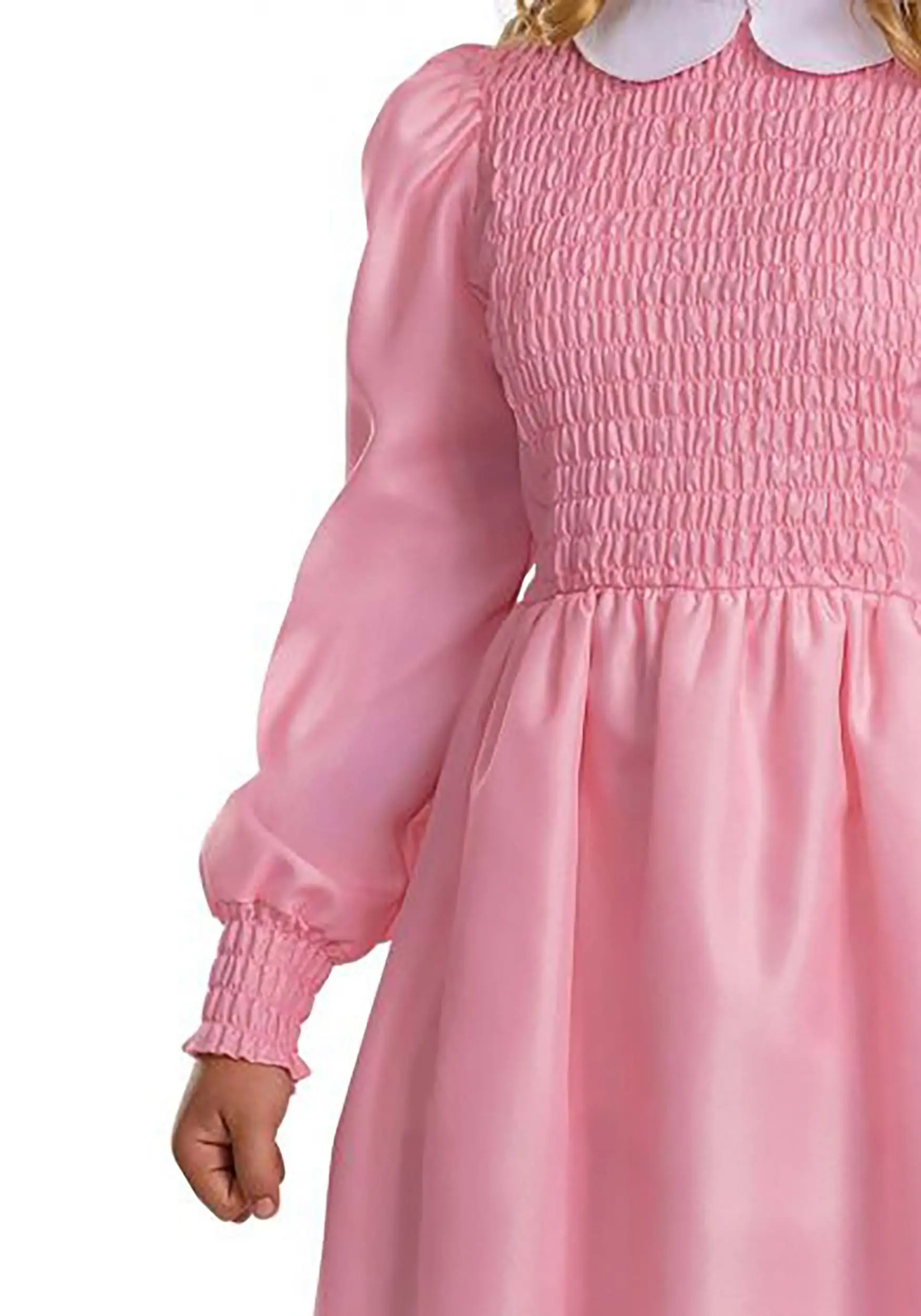 Disguise Stranger Things Classic Pink Dress Eleven Tween Costume 4 Disguise Stranger Things Classic Pink Dress Eleven Tween Costume - Image 4