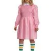 Disguise Stranger Things Classic Pink Dress Eleven Tween Costume