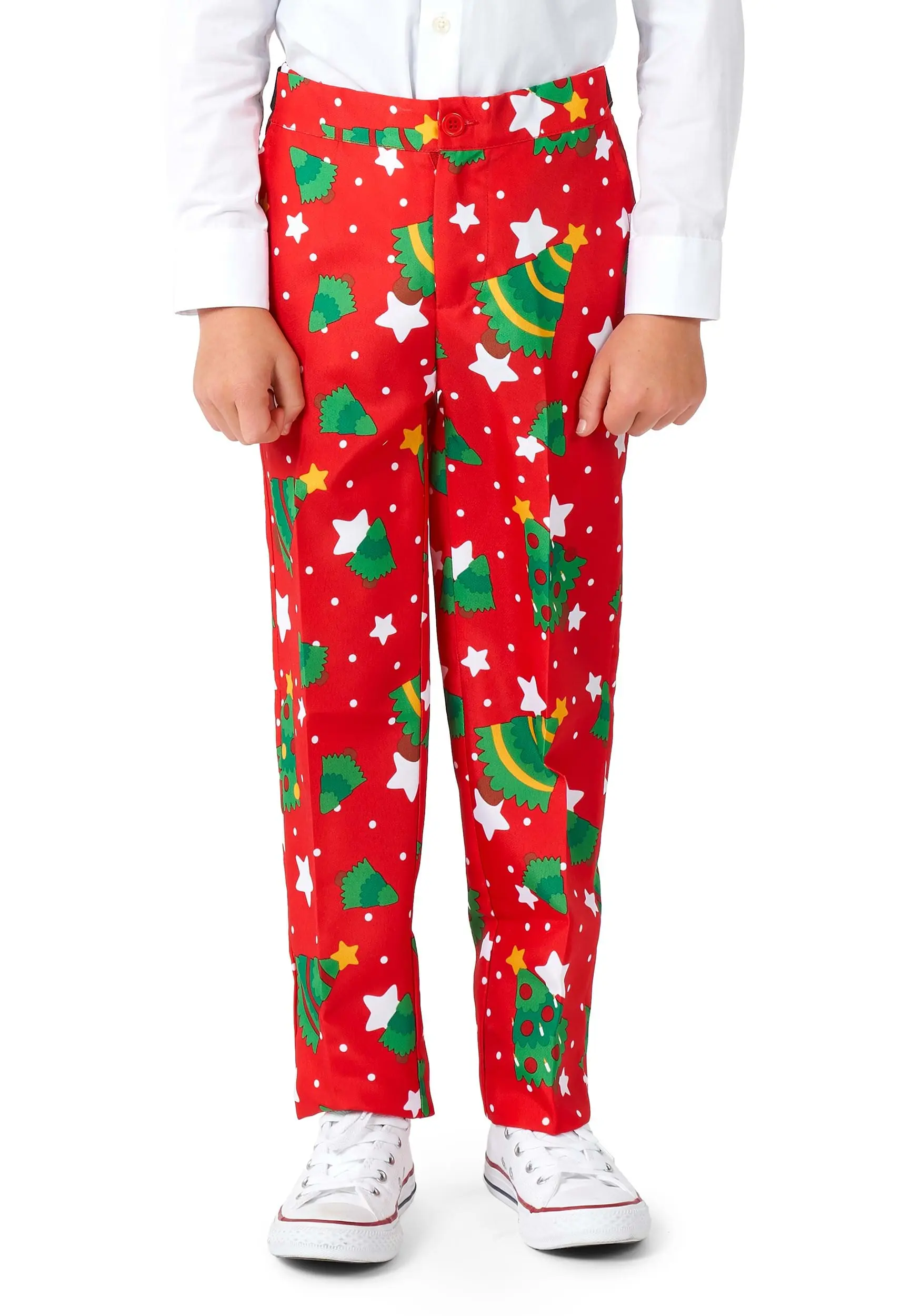 Opposuits Suitmeister Christmas Trees Stars Red For Boys 5 Opposuits Suitmeister Christmas Trees Stars Red For Boys - Image 5