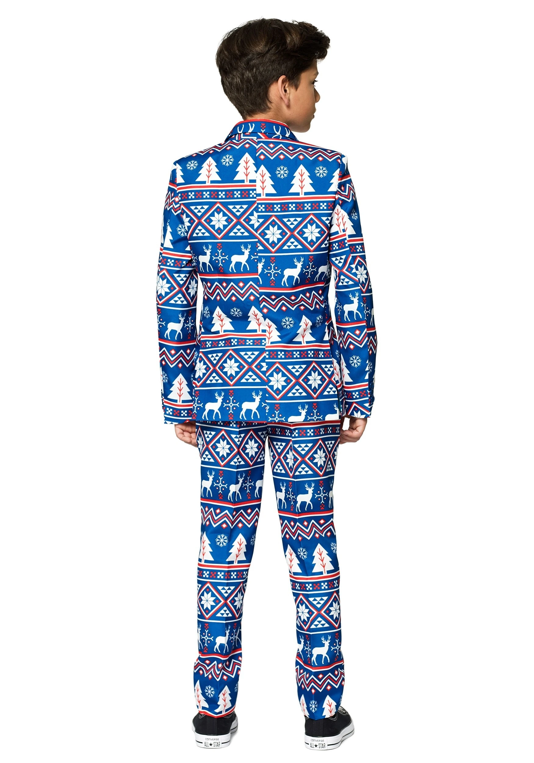 Opposuits Suitmeister Christmas Blue Nordic Boy's Suit 2 Opposuits Suitmeister Christmas Blue Nordic Boy's Suit - Image 2