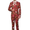 Opposuits Red Light Up Christmas Suitmeister Men's Suit