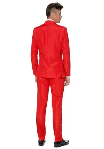 Opposuits Men's Suitmeister Solid Red Suit 5 Opposuits Men's Suitmeister Solid Red Suit - Image 5