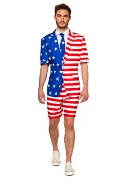 Opposuits Suitmeister Summer USA Flag Suit For Men