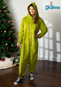 Elope The Grinch Adult Onesie Costume