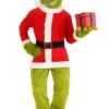 Elope Adult The Grinch Santa Open Face Costume