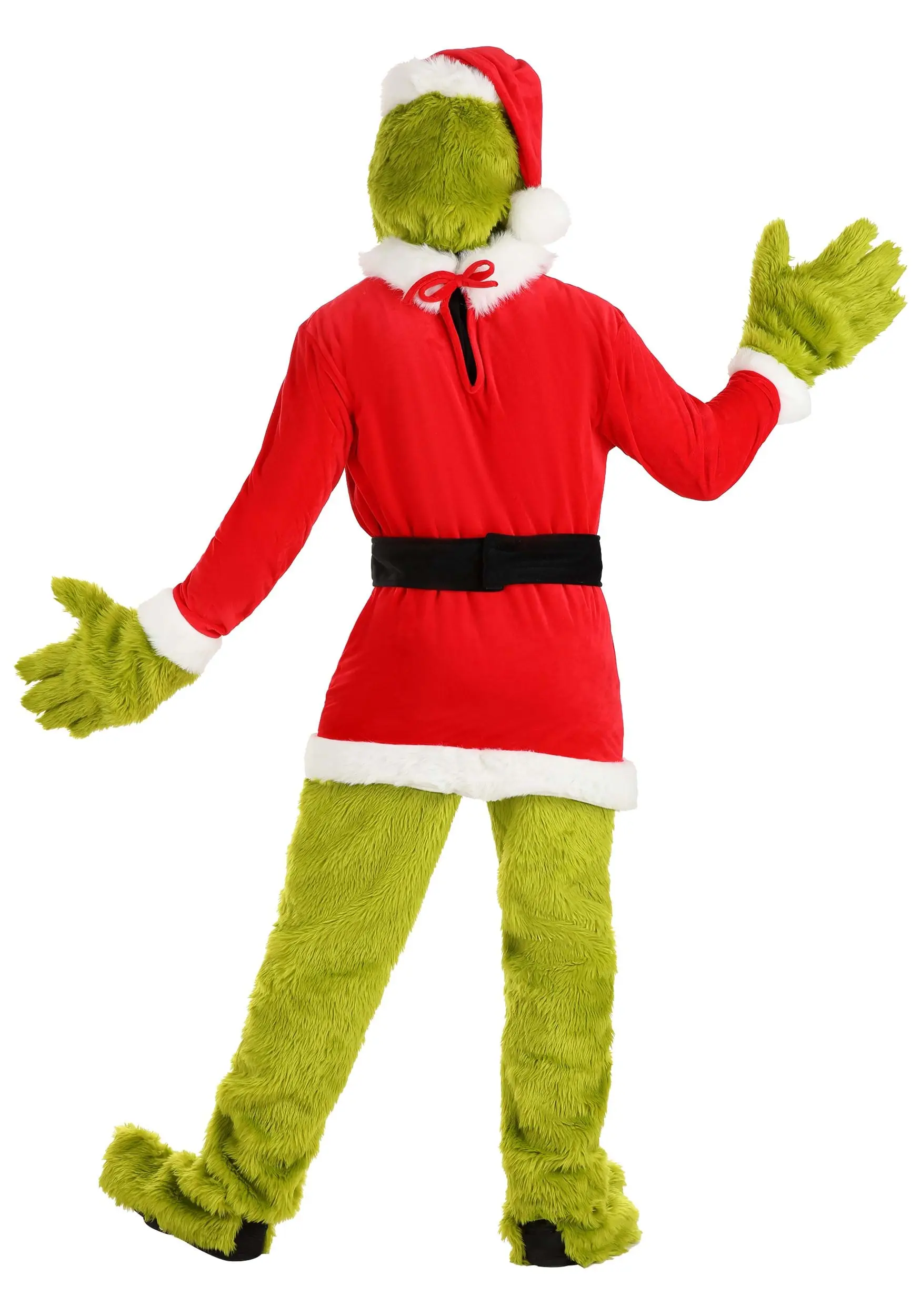 Elope Adult The Grinch Santa Open Face Costume 2 Elope Adult The Grinch Santa Open Face Costume - Image 2