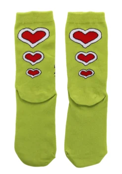 Elope The Grinch Crew Socks -Cheap Anna Costumes Store the grinch costume crew socks alt 3