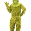 Elope Men's The Grinch Deluxe Jumpsuit W/ Latex Mask
