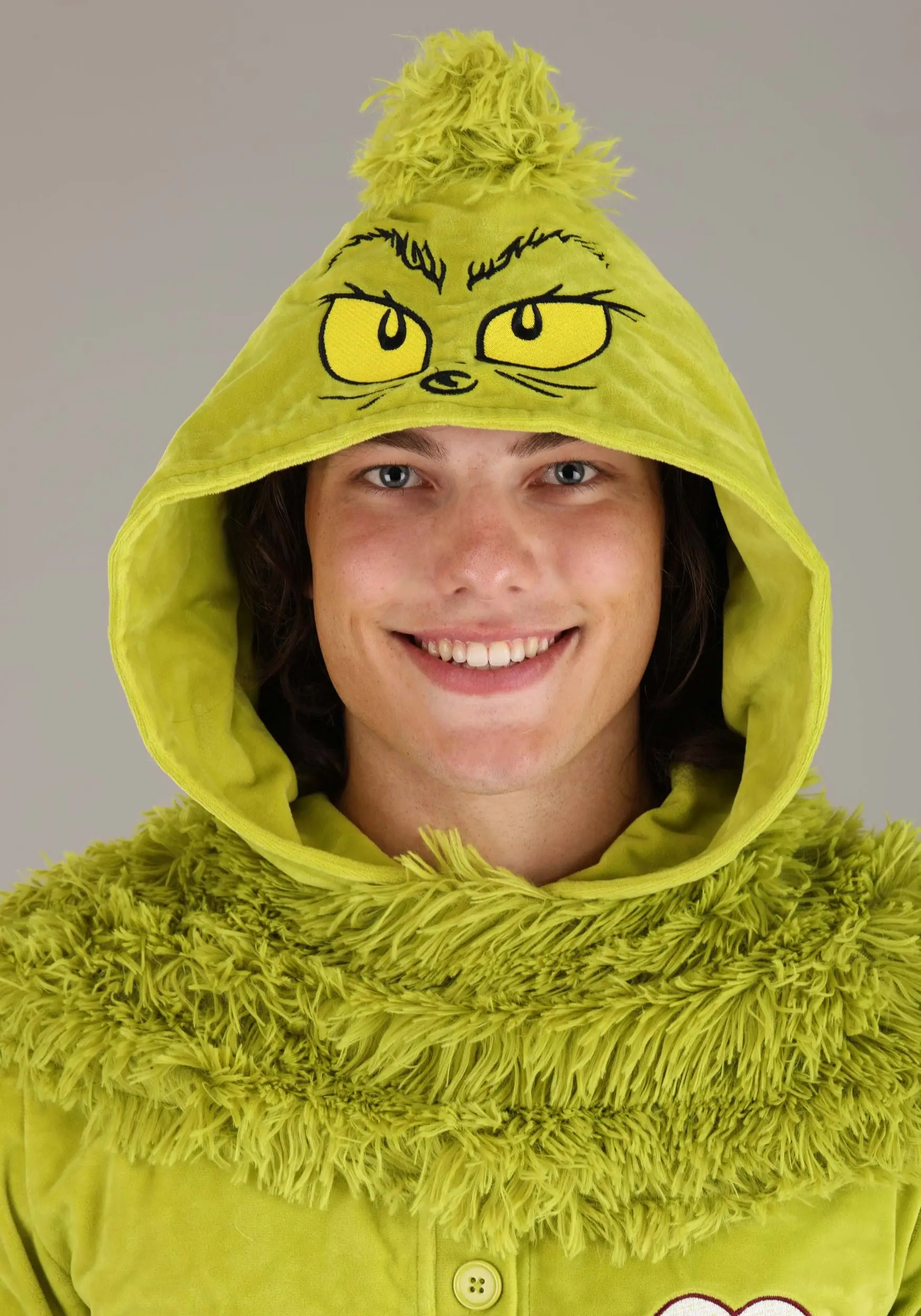 BigWan Apparel Co. The Grinch Jumpsuit Costume For Adults 2 BigWan Apparel Co. The Grinch Jumpsuit Costume For Adults - Image 2