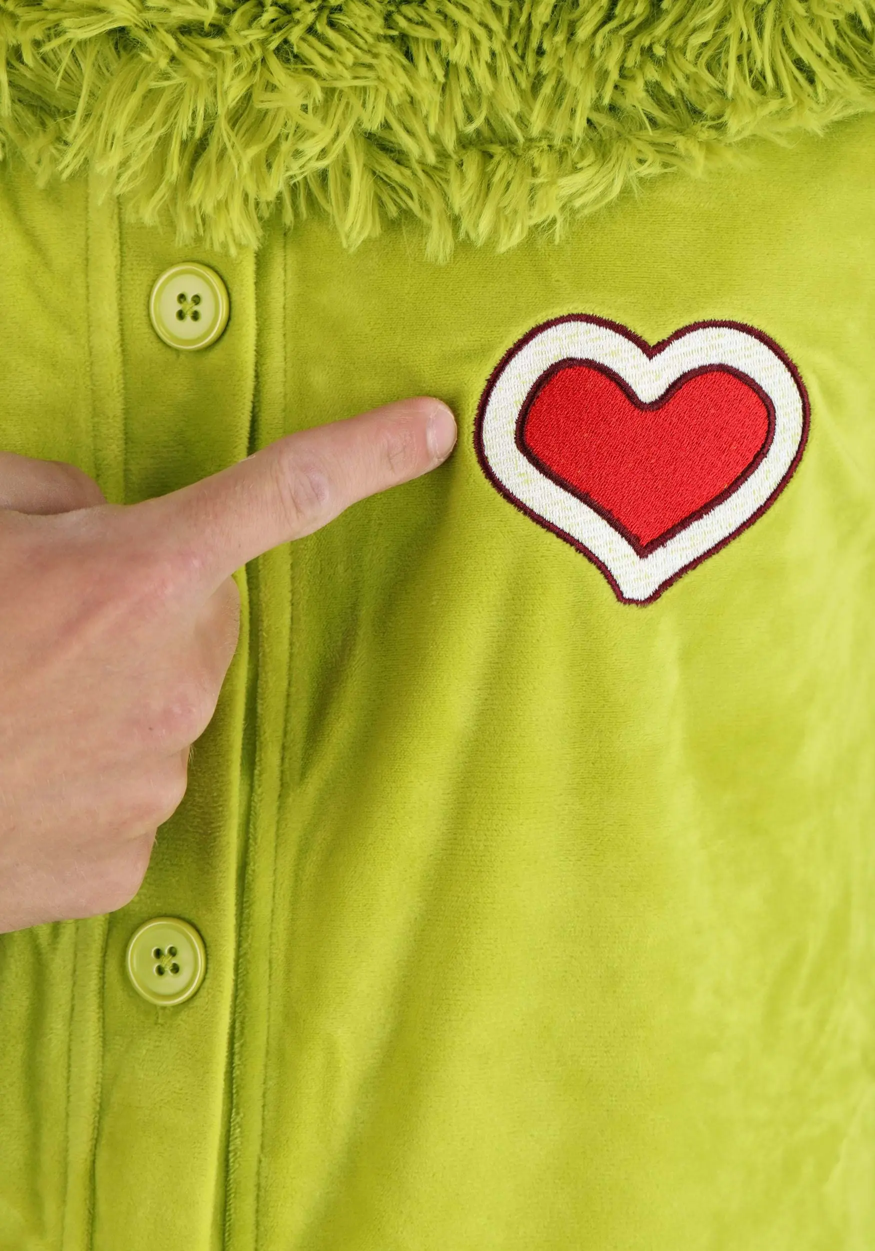 BigWan Apparel Co. The Grinch Jumpsuit Costume For Adults 3 BigWan Apparel Co. The Grinch Jumpsuit Costume For Adults - Image 3