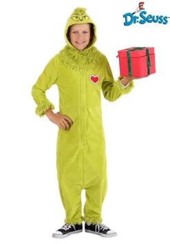 BigWan Apparel Co. The Grinch Jumpsuit Costume For Kids
