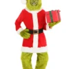 Elope The Grinch Santa Open Face Costume For Kids