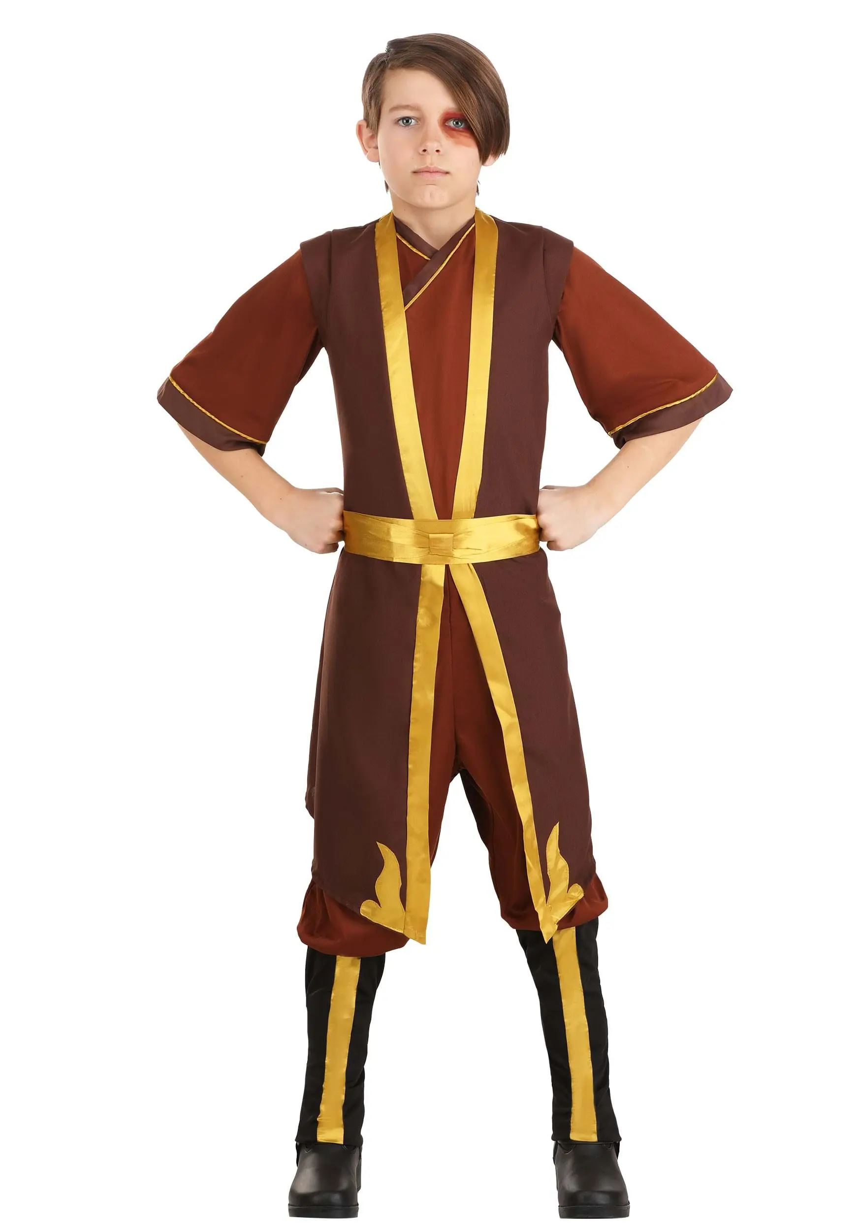 InSpirit The Last Airbender Deluxe Zuko Costume For Kids 6 InSpirit The Last Airbender Deluxe Zuko Costume For Kids - Image 6