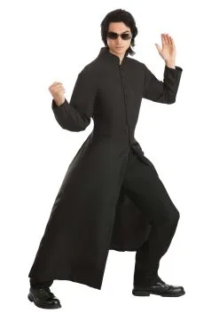 Jerry Leigh The Matrix Neo Costume For Adults