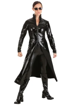 Jerry Leigh The Matrix Trinity Costume For Women -Cheap Anna Costumes Store the matrix womens trinity costume alt 2