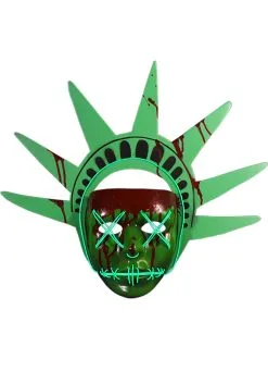 TRICK OR TREAT STUDIOS Lady Liberty Light Up Mask From The Purge
