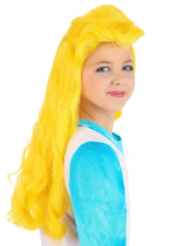 Partytime Costume & Lingerie (Yiwu) Factory The Smurfs Girl's Smurfette Wig -Cheap Anna Costumes Store the smurfs girls smurfette wig alt 2