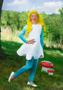 Partytime Costume & Lingerie (Yiwu) Factory The Smurfs Girl's Smurfette Wig -Cheap Anna Costumes Store the smurfs girls smurfette wig alt 4