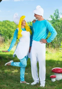 Boloparty The Smurfs Women's Smurfette Costume 11 Boloparty The Smurfs Women's Smurfette Costume -Cheap Anna Costumes Store the smurfs womens adult smurf smurfette costume alt 3