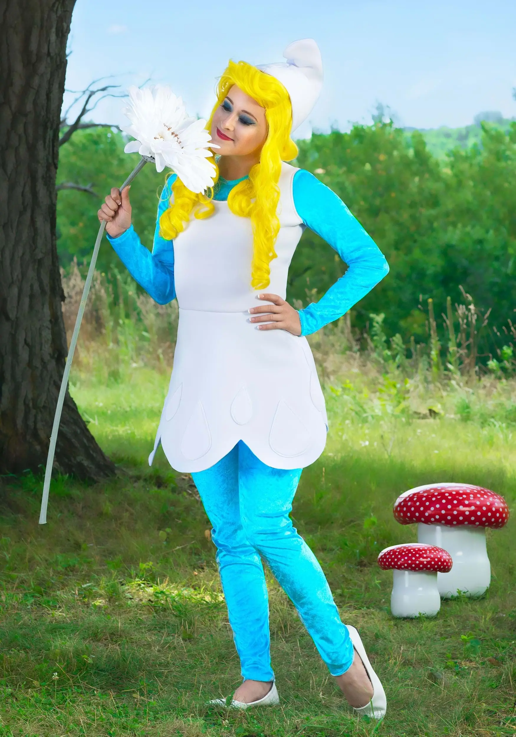 Boloparty The Smurfs Women's Smurfette Costume 5 Boloparty The Smurfs Women's Smurfette Costume - Image 5