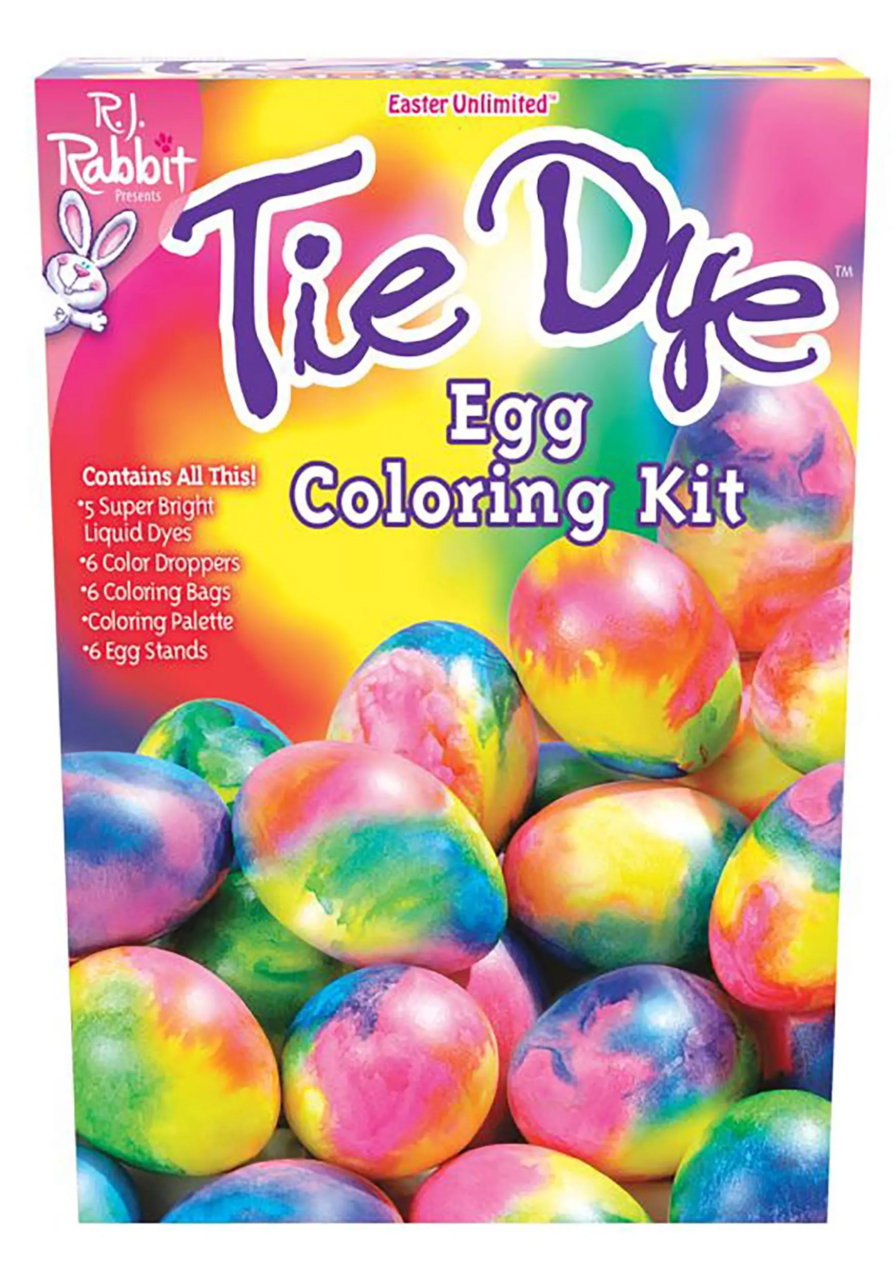 Fun World Tie Dye Egg Decorating Kit 1 Fun World Tie Dye Egg Decorating Kit