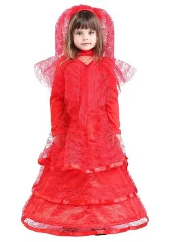 Fun Costumes Toddler's Gothic Red Wedding Dress Costume