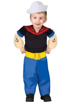 Fun World Popeye Costume For Toddlers