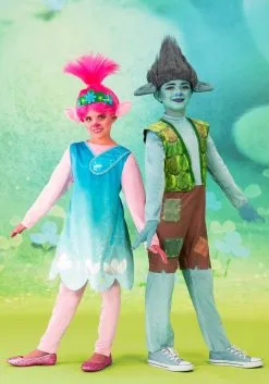 Disguise Limited Trolls World Tour Deluxe Poppy Costume W/ Leggings -Cheap Anna Costumes Store toddler trolls world tour deluxe poppy costume leggings alt