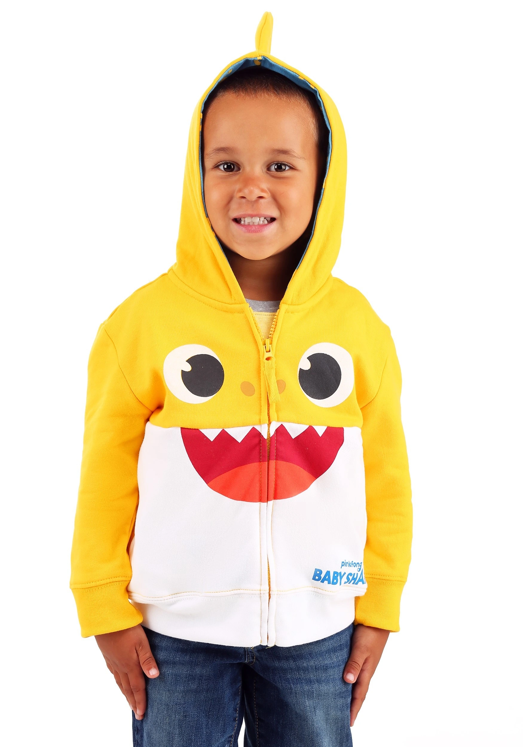 Freeze Yellow Baby Shark Costume Hoodie For Toddler's 1 Freeze Yellow Baby Shark Costume Hoodie For Toddler's