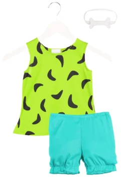 Jerry Leigh Classic Flintstones Pebbles Costume For Toddlers -Cheap Anna Costumes Store toddlers classic flintstones pebbles costume alt 2
