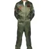 LEG AVENUE Top Gun Parachute Flight Suit Costume For Men