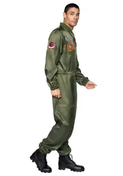 LEG AVENUE Top Gun Parachute Flight Suit Costume For Men -Cheap Anna Costumes Store top gun mens parachute flight suit costume alt 2