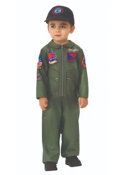 Rubies Costume Co. Inc Top Gun Romper Costume For Toddlers