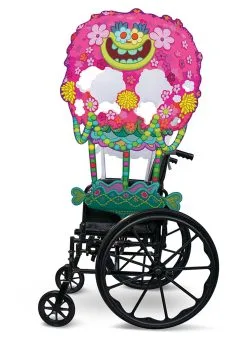Disguise Adaptive Trolls Wheelchair Cover Costume -Cheap Anna Costumes Store trolls adaptive wheelchair cover alt 2