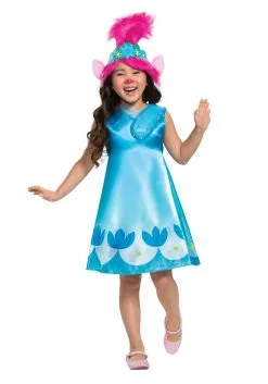 Disguise Trolls World Tour Girl's Classic Poppy Costume