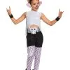 Disguise Deluxe Trolls World Tour Girl's Barb Costume