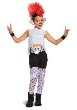 Disguise Deluxe Trolls World Tour Girl's Barb Costume