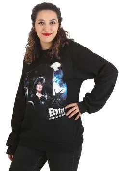 Cakeworthy Elvira Gravestone Pullover For Adults -Cheap Anna Costumes Store unisex elvira gravestone pullover alt 2
