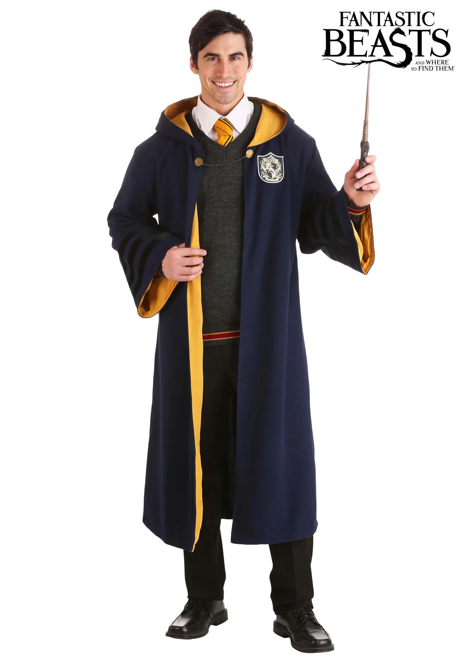 Elope Vintage Harry Potter Hogwarts Hufflepuff Robe 1 Elope Vintage Harry Potter Hogwarts Hufflepuff Robe
