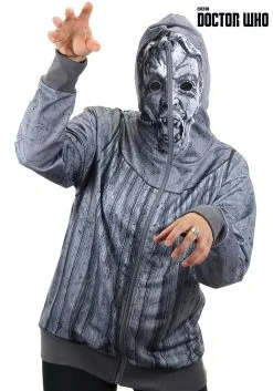Elope Weeping Angel Men's Full Zip-Up Hoodie