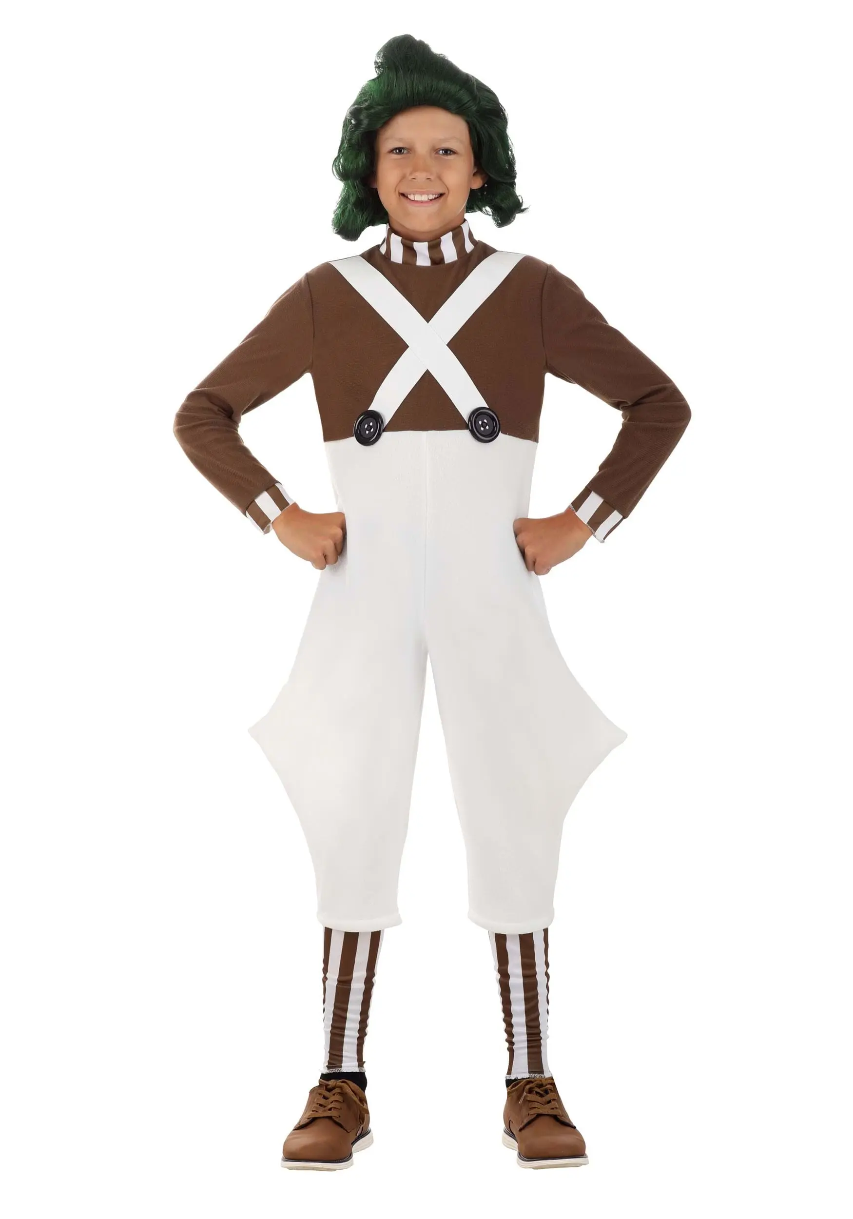 Jerry Leigh Willy Wonka Oompa Loompa Costume For Kids 1 Jerry Leigh Willy Wonka Oompa Loompa Costume For Kids