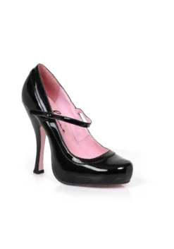 Ellie Black Baby Doll Heels For Women