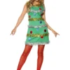 Smiffys Women's Christmas Tree Dress Costume