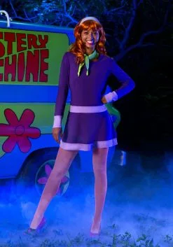Jerry Leigh Classic Scooby Doo Daphne Women's Costume -Cheap Anna Costumes Store womens classic scooby doo daphne costume alt 7