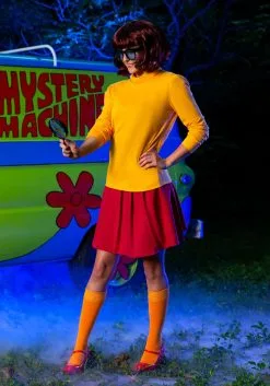Jerry Leigh Classic Scooby-Doo Velma Costume For Women -Cheap Anna Costumes Store womens classic scooby doo velma costume alt 8